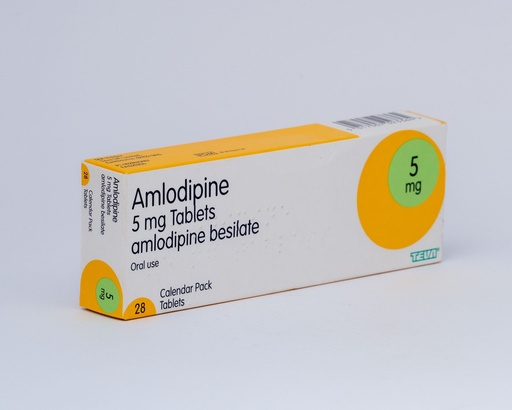 Amlodipine 5mg Amlodipine 5 UK Tablet 7’s