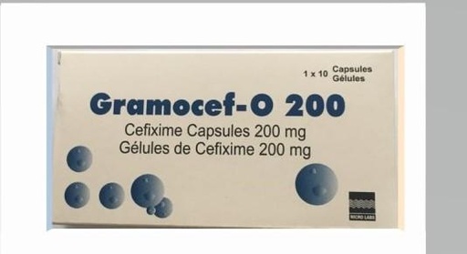 [DISC] Cefixime 200mg GRAMOCEF-O 200 Capsule 10’s