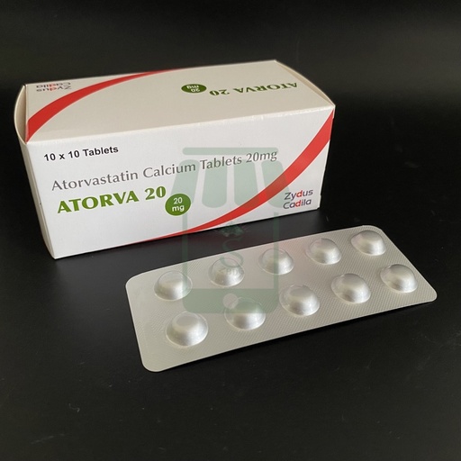 Atorva 20 Tablets 10’s