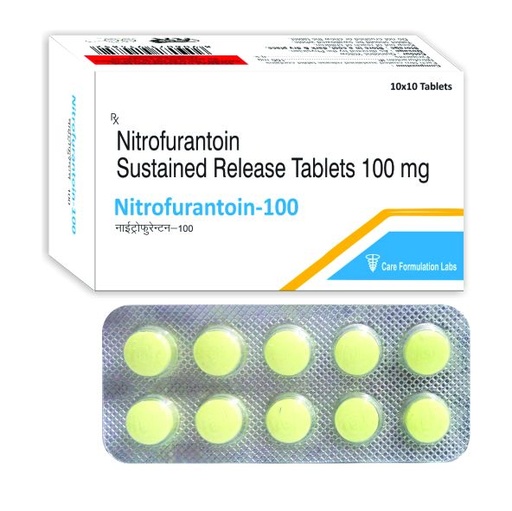 Nitrofurantoin 100mg Tablet 10’s